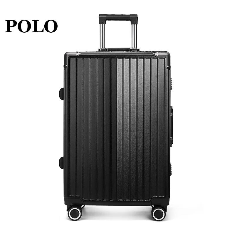 POLO Silent Aircraft Wheel Hardside Luggage 24-inch