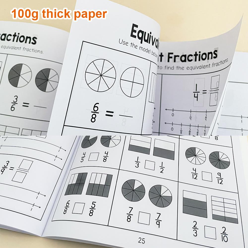 32 Page Score Recognition Book, Comparing and Calculating the Size of Learning Scores, Maths Skills Primary School Training Book