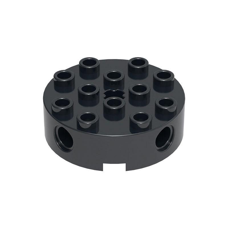 Non-Toxic 10Pcs 6222 Brick Round 4 X 4 With 4 Side Pin Holes And Center Axle Hole Compatible With 6222 Assembles Blocks Toys