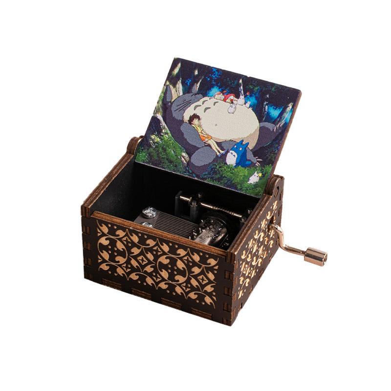 Dřevěná hudební skříňka Totoro Miyazaki – Valentýnský/Narozeninový dárek pro ni