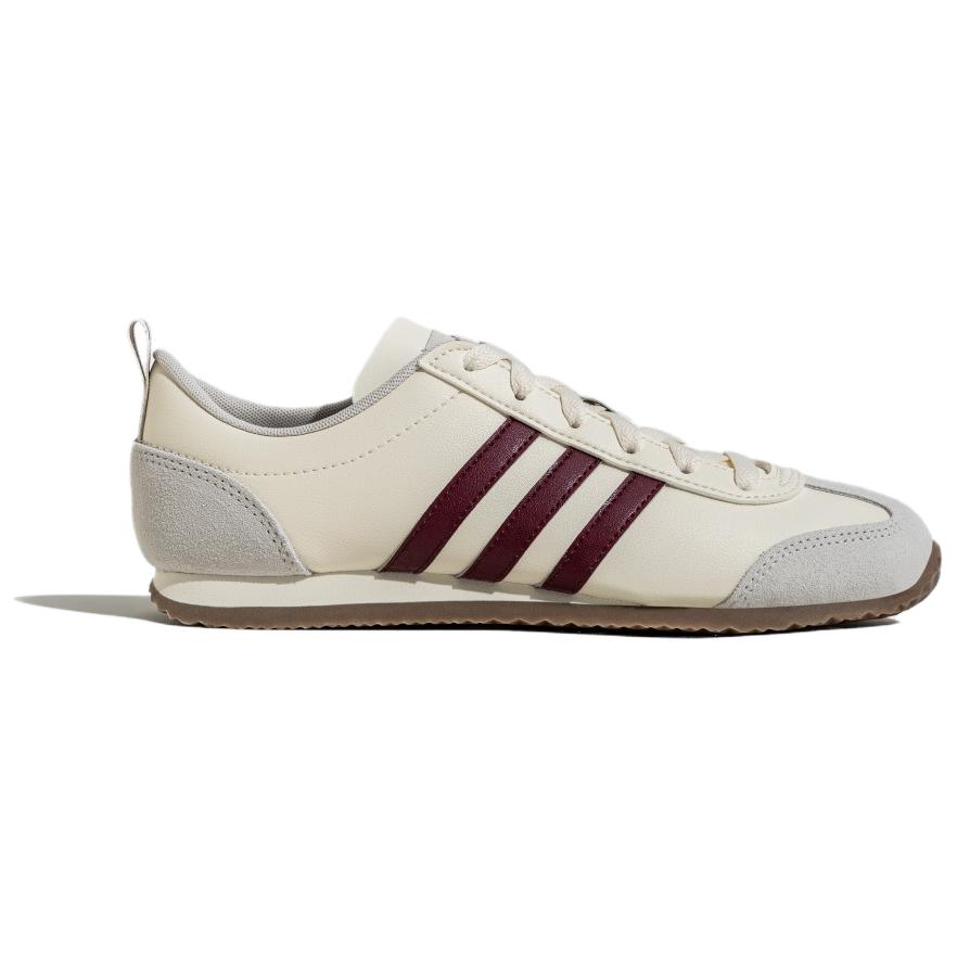 Adidas VS JOG 2.0 Abrasion Resistant Low top Casual Shoes Unisex White Red Sneakers JS4463