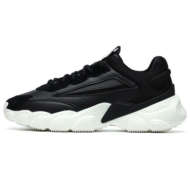 FILA Fashion Sneakers Low top Running Shoes Black/White F12M134144FBK