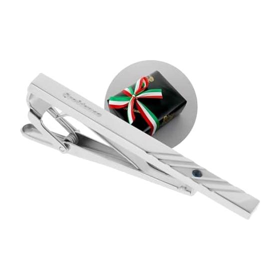 [Gift wrapped] Orobianco tie pin birthstone December-lapis lazuli silver ORT587 A-12 Orobianco