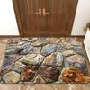 60*90cm Vizuální 3D Domácí Podlahové ROHOŽE, Nečistotám odolné a Snadno udržovatelné Vstupní ROHOŽE, Koupelnové Protiskluzové a Vodu absorbující Podlahové ROHOŽE