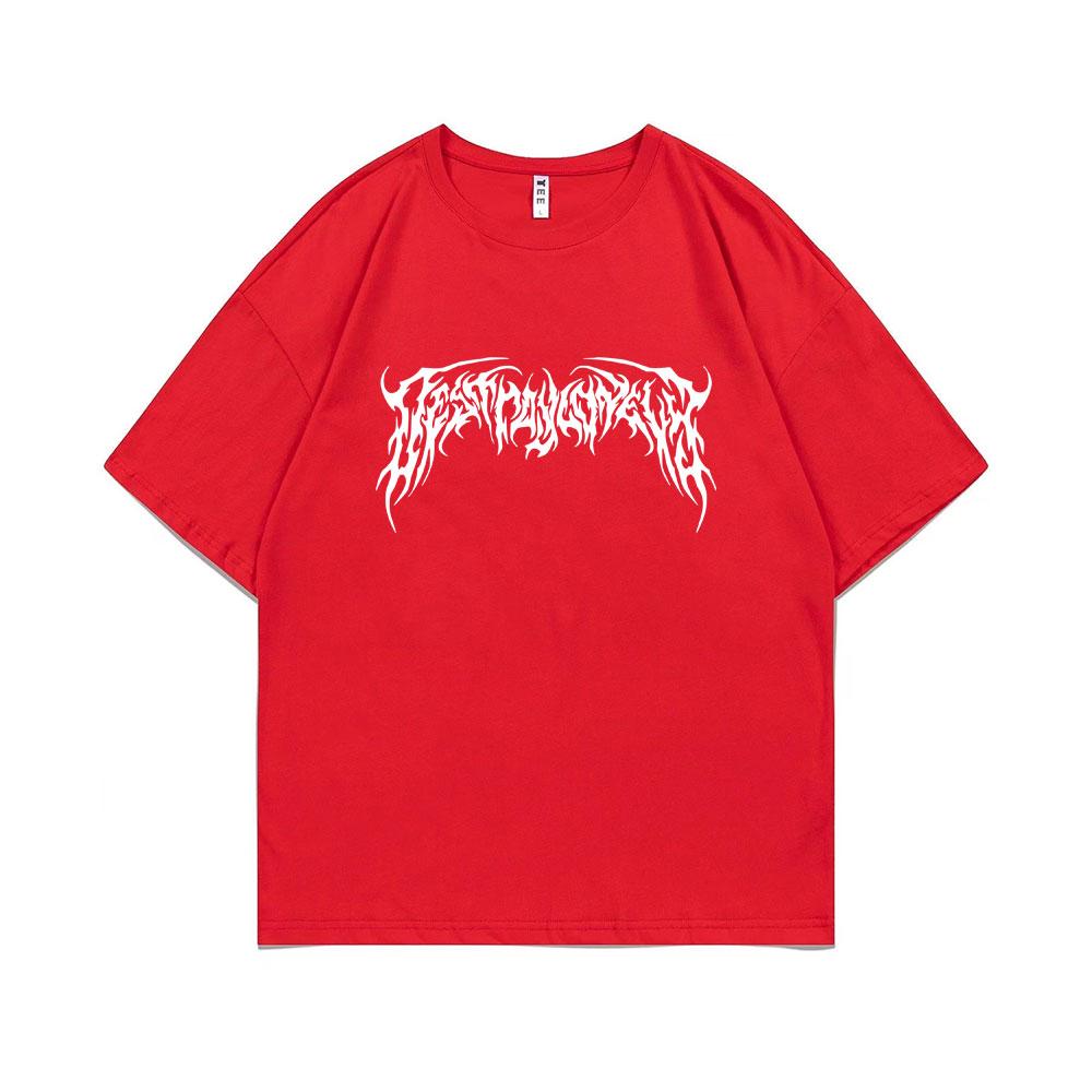 

Мужская футболка с принтом логотипа рэпера Destroy Lonely, оверсайз, хлопковая, хип-хоп, рок, панк, с коротким рукавом, мужская, стритвир S