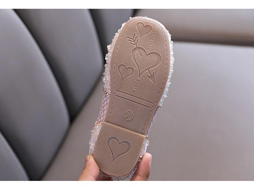 Sommer 2025 Koreanischer Stil Mädchen Schmetterling Strass Tanzschuhe