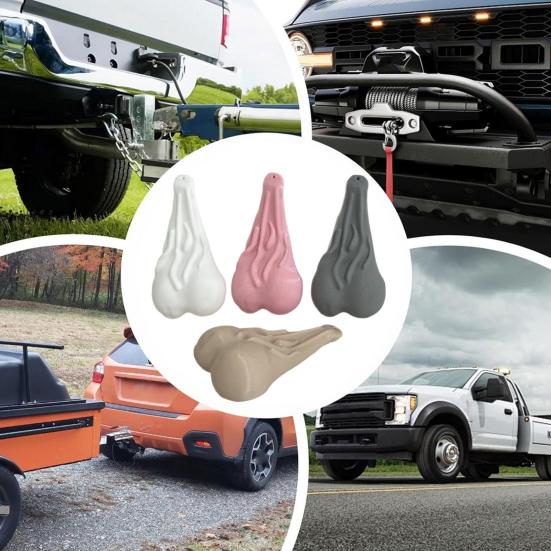 Funny Trailer Hitch Cover for Trucks Humorous Car Accessory & SUV Novelty Ornament Novelty Gift