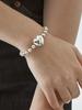 Moi Studio Heart Lock Ball Chain Bracelet