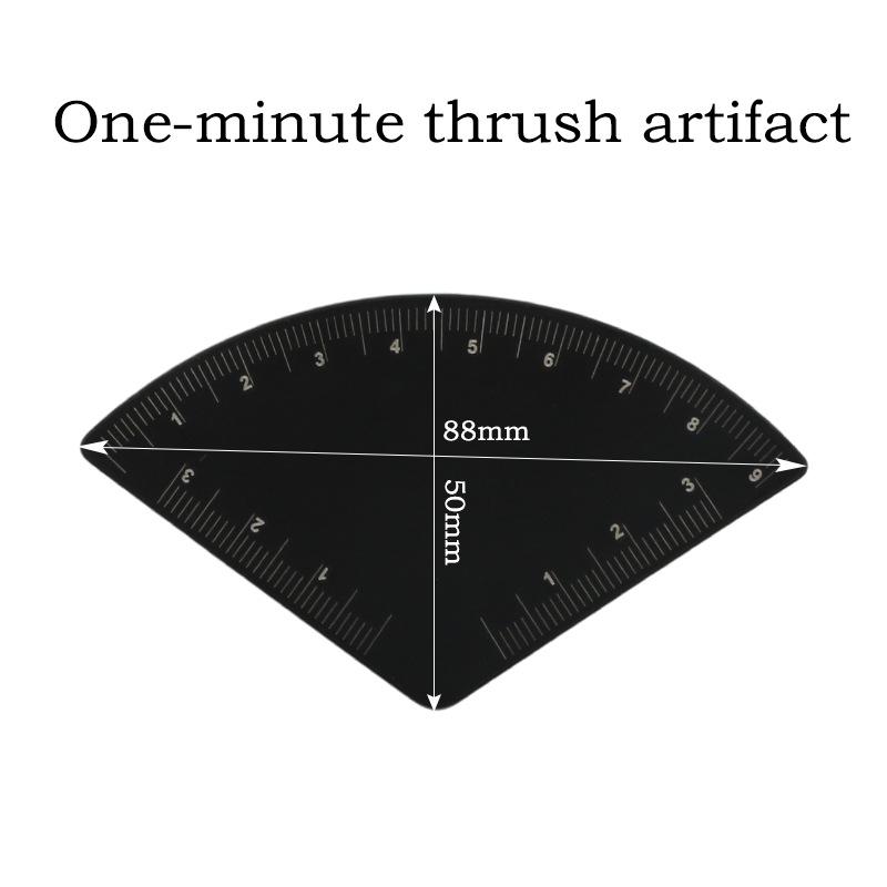 Aluminum Alloy Fast Drawing Eyebrow Design Ruler Microblading Mapping Tool Shaping Permanent Makeup Drawing Guide Ruler Tattoo