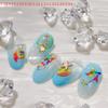 Relief Nail Art DIY Nail Decorations Nails DIY Colorful Shells Ocean Nail Stickers Relief 3D Nail Appliques Adhesive Sliders