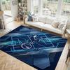 Tottenham Hotspur Design Crystal Velvet Carpet Cozy Non?Slip Printed Rug For Bedroom Living Room Entrance