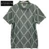 1piu1uguale3 [GOLF][×Takashiro Toga] GRK062 Khaki ARGYLE LOGO Short Sleeve Shirt Tops V khakiUsed