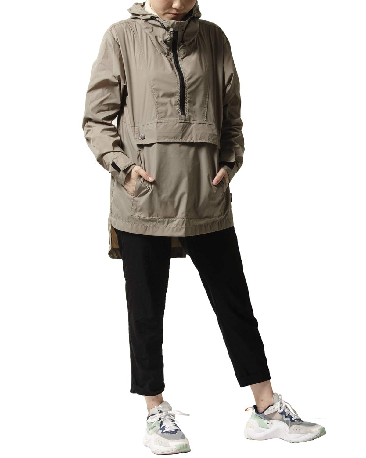 

Макинтош Анорак Парка CORDURA Манжеты с Посадкой Капюшон Размер M (Высоко водоотталкивающая/Легкая ткань) (Легкий нейлон высокой плотности) (Регулируемая лента)