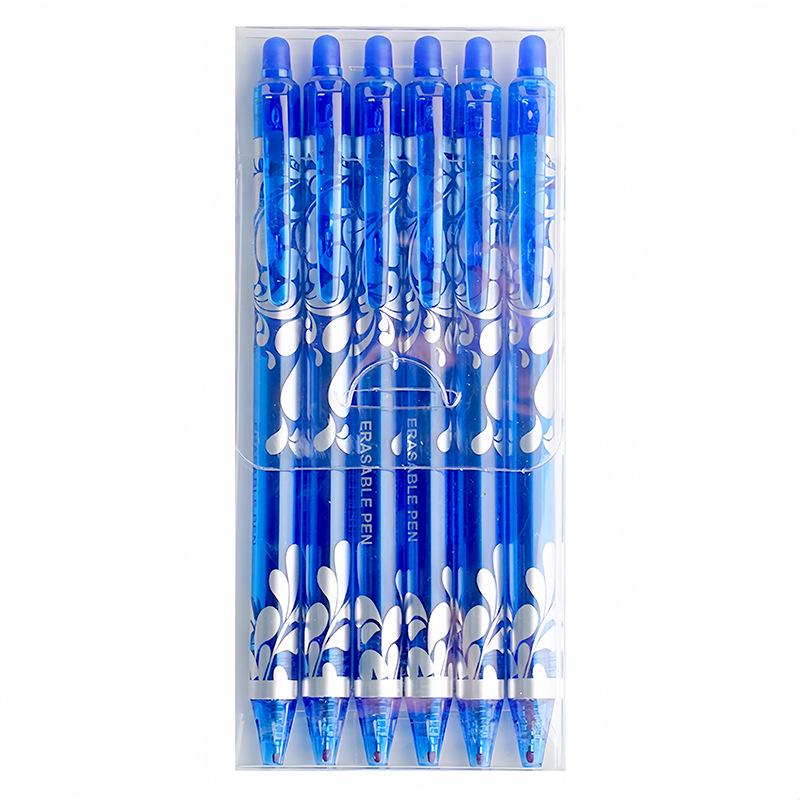 Blauw en Wit Porselein Kleurige Hitte-Uitwisbare Neutrale Pen - Student Kantoorbenodigdheden