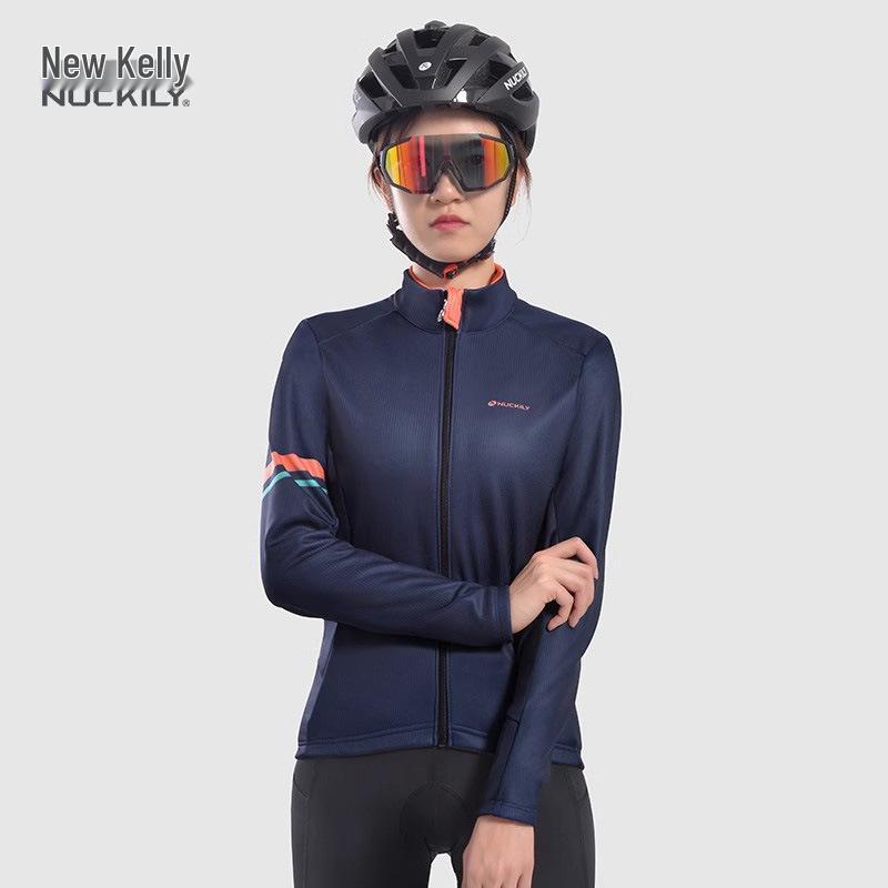 Damen Fleece Radanzug - Winterstil Langarm für Mountain- & Rennradfahren