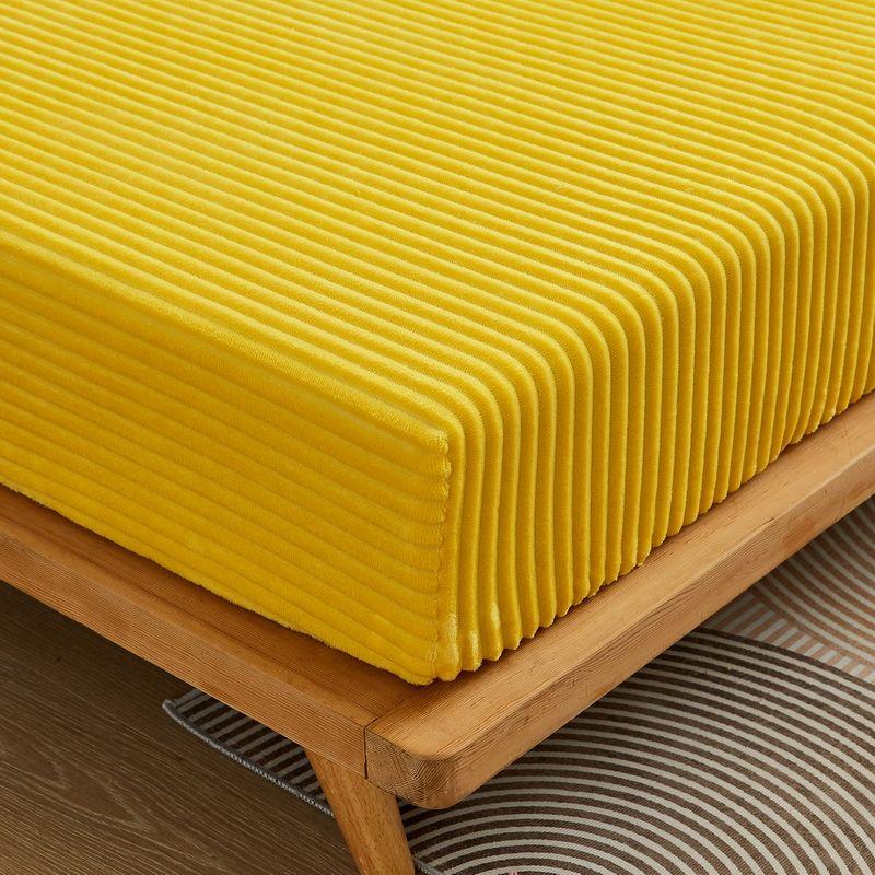 Coral Velvet Bedsheet Bedspread Milk Velvet Mattress Protective Cover Winter Plush Insulation Bedspread