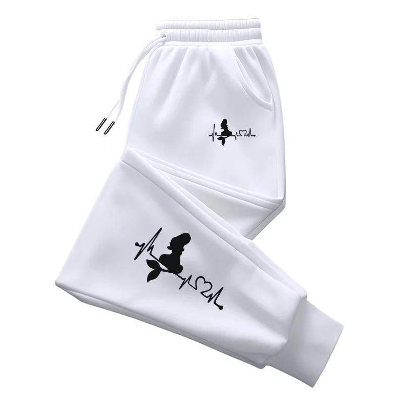 Womens Sweatpants Printed Casual Trousers Fashion Fitness Sports Jogging Woman Pants Autumn Winter Street Sportswear