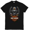 Harley-Davidson Geïnspireerd Grafisch Unisex T-shirt Adelaar Schedel Grafisch T-shirt S-3XL