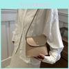 Chic Pu Material Mini Crossbody Bag For Women In Black Khaki Green And White