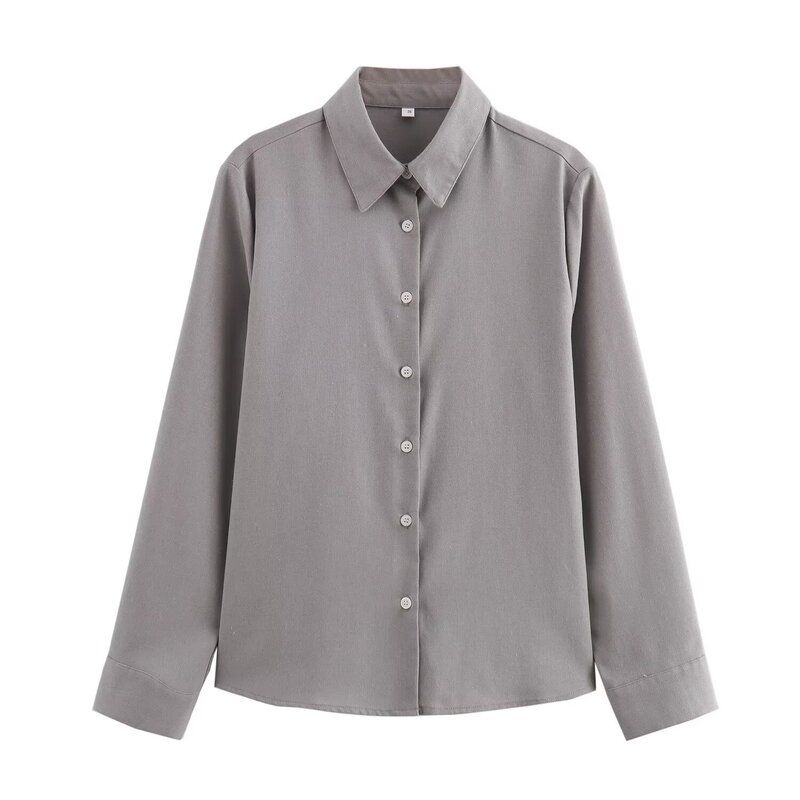 

Fashion Style 2024 Summer New Arrival Women s Temperament Wild Linen Shirt Loose Pants Pants 4877078 251 Gray shirt L