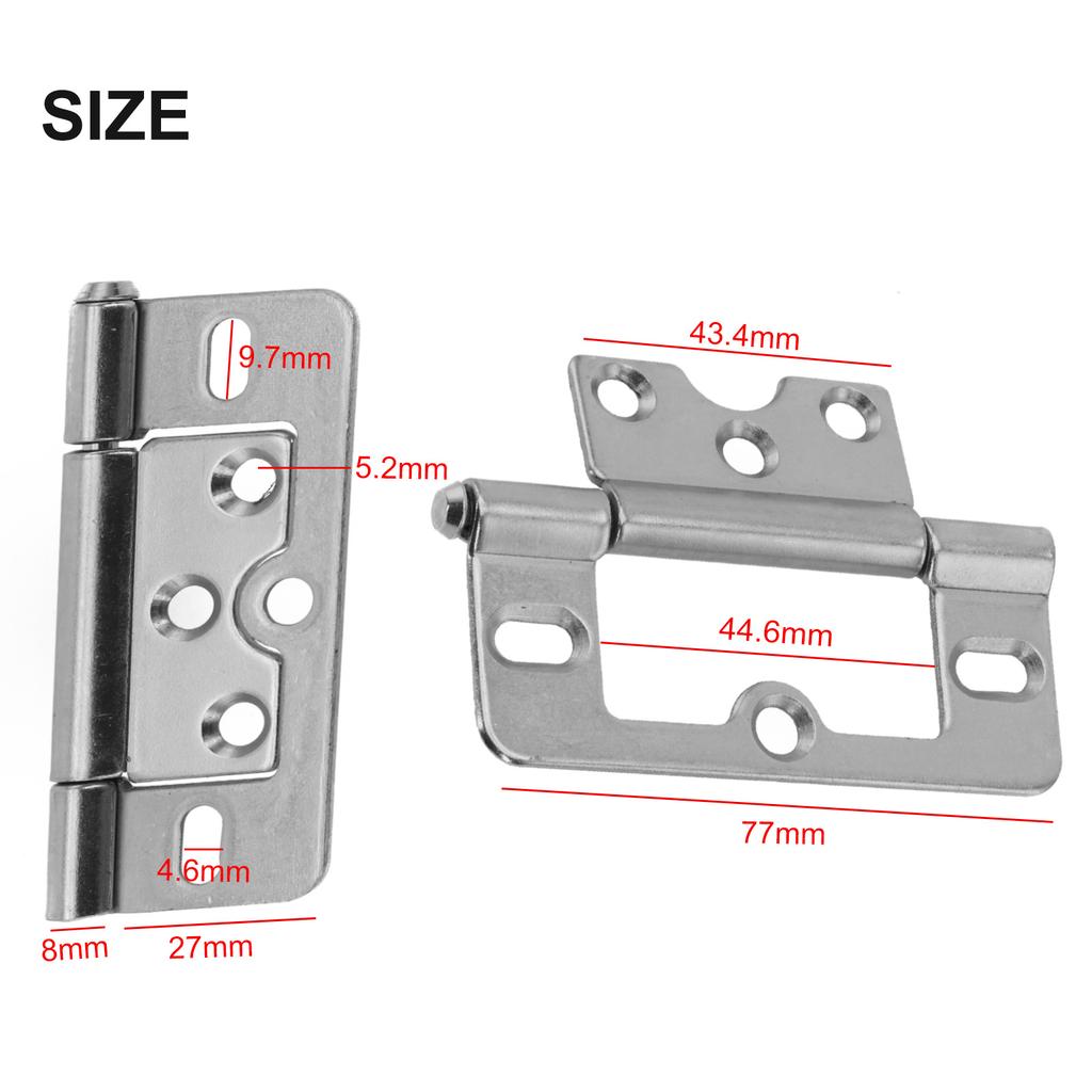 Product Name Cupboard Wardrobe Cabinet Flush Door Hinges Smooth To Use