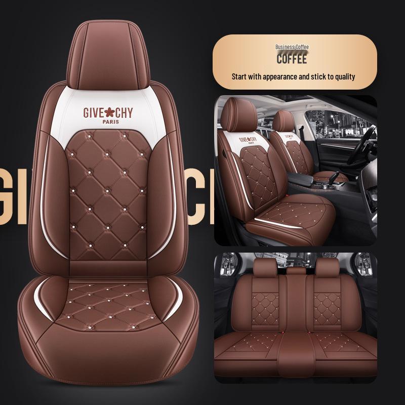 Purple Leather Car Seat Cushion Cover for Haoying CR-V, Xingchen, Changan CS55
