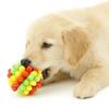 Colorful Dog Elastic Ball Toy Bite Resistant TPR Interactive Dog Toy  Interactive Play
