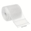 Transparent Pleated Curtain Tape Nylon Folding Tape Reinforced Hanging Strips White Flat Style For Hooking Curtains And Home Diy