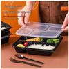 Sheng Bi Lai Einweg-Mahlzeitvorbereitungsbehälter mit 5 Fächern und Deckeln