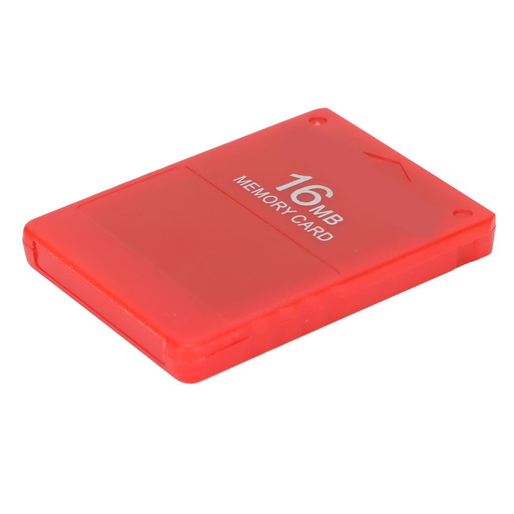 Memory Card 16MB Sturdy Easy To Use High Speed Portable Gaming Memory Card for PlayStation 2Red