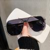 Oversized Sunglasses Women  New Unique One Piece Fashion Sunglasses For Men Uv400 Punk Glasses Trending Female Eyewear Uv400