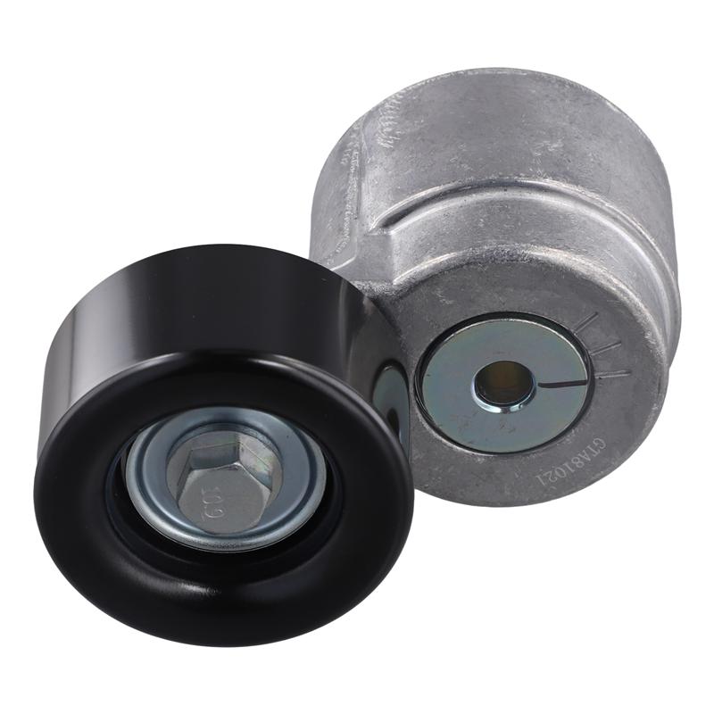 A16P-Car Belt Tensioner Pulley 1025300FE130 Designed For JAC Sunray 4De22e 4DB1-1D Motor Vehicle System Parts Silver  Black