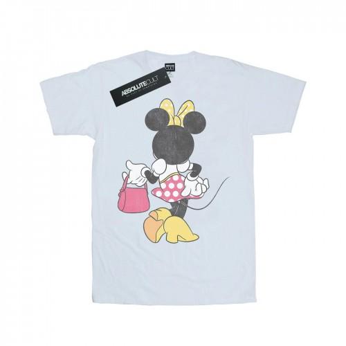 Disney Womens/Ladies Minnie Mouse Back Pose Cotton Boyfriend T-Shirt
