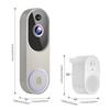 Smart Wireless Doorbell with Camera, Voice Intercom, WiFi HD, Night Vision, and Electronic Peephole