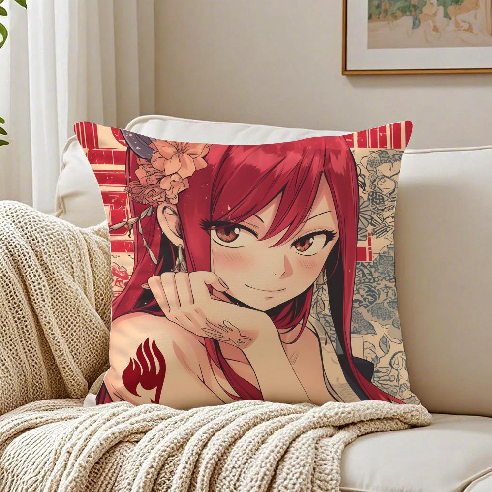 Anime Shonen FFairy TTail Kissenbezug Kissenhülle Milbenschutz Wohnzimmer Sofa Dekor Kissen Raum