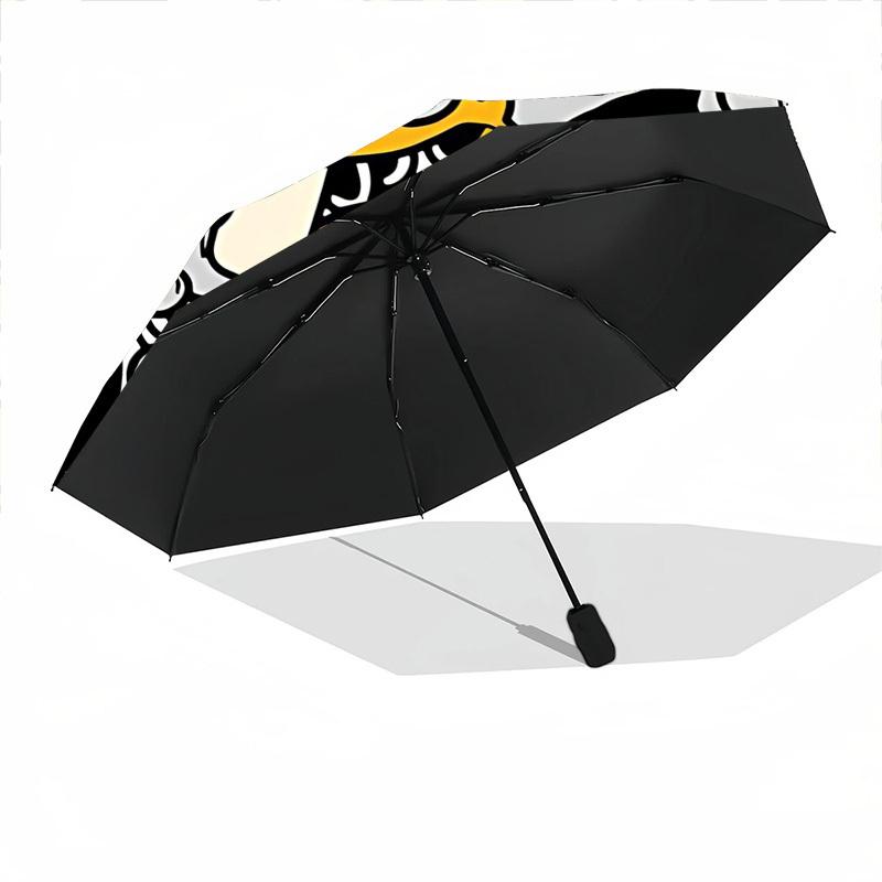 1pc Doodle Dogs Automatic Open/Close Umbrella Compact Folding Umbrella, All-Season Portable Umbrella for Women/Men123