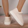 Fashion Winter Women Plus Fleece Thickened Ankle Boots Shoes 2024 New Platform Shoes Waterproof Warm Cotton Shoes Snow Boots Women