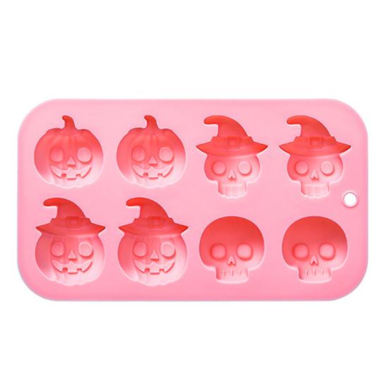 Silikonová forma na pečení dýně 3D formy na dorty Halloweenská tématika Forma na muffiny Forma na horkou čokoládu Forma na výrobu mýdla a svíček