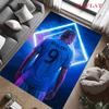 Tappeto Tappeto Giocatore Haaland per Soggiorno Camera da Letto Casa Decorazione Divano, Tappetino Antiscivolo per Giochi Bambini