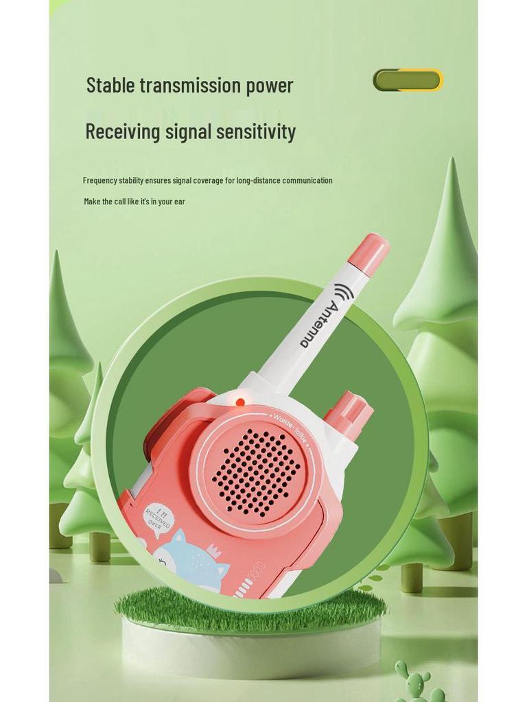 Kinder Walkie Talkie Set: 2-teiliges Eltern-Kind-Interaktives Drahtloses Anrufspielzeug, Smarte Outdoor-Kommunikation.