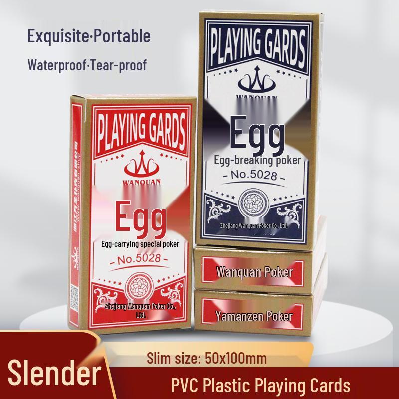 Gold Foil Texas Hold'em Playing Cards – Waterproof, Gold-Edged, Perfect for Home Games