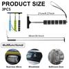 3Pcs Car Side Mirror Squeegee Retractable Car Rearview Mirror Wiper Mini Portable Telescopic Auto Mirror Squeegee Cleaner