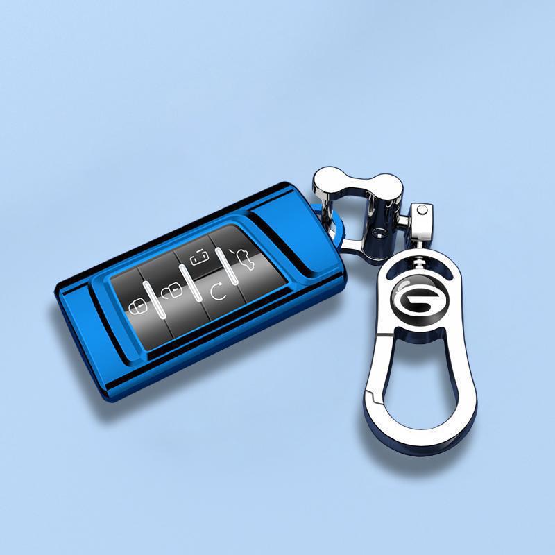 Personalized Key Cover & Lanyard for 20-23 GAC Trumpchi GS4 - Tech Protective Shell
