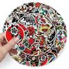 50pcs Cartoon Tattoo Stickers for Notebooks, Luggage, Scooters, Cars, and Motorcycles