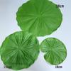 5Pcs Green Artificial Banana Leaf Mat 18/28/38cm Lotus Leaf Tray Liner  for Food Display Decoration