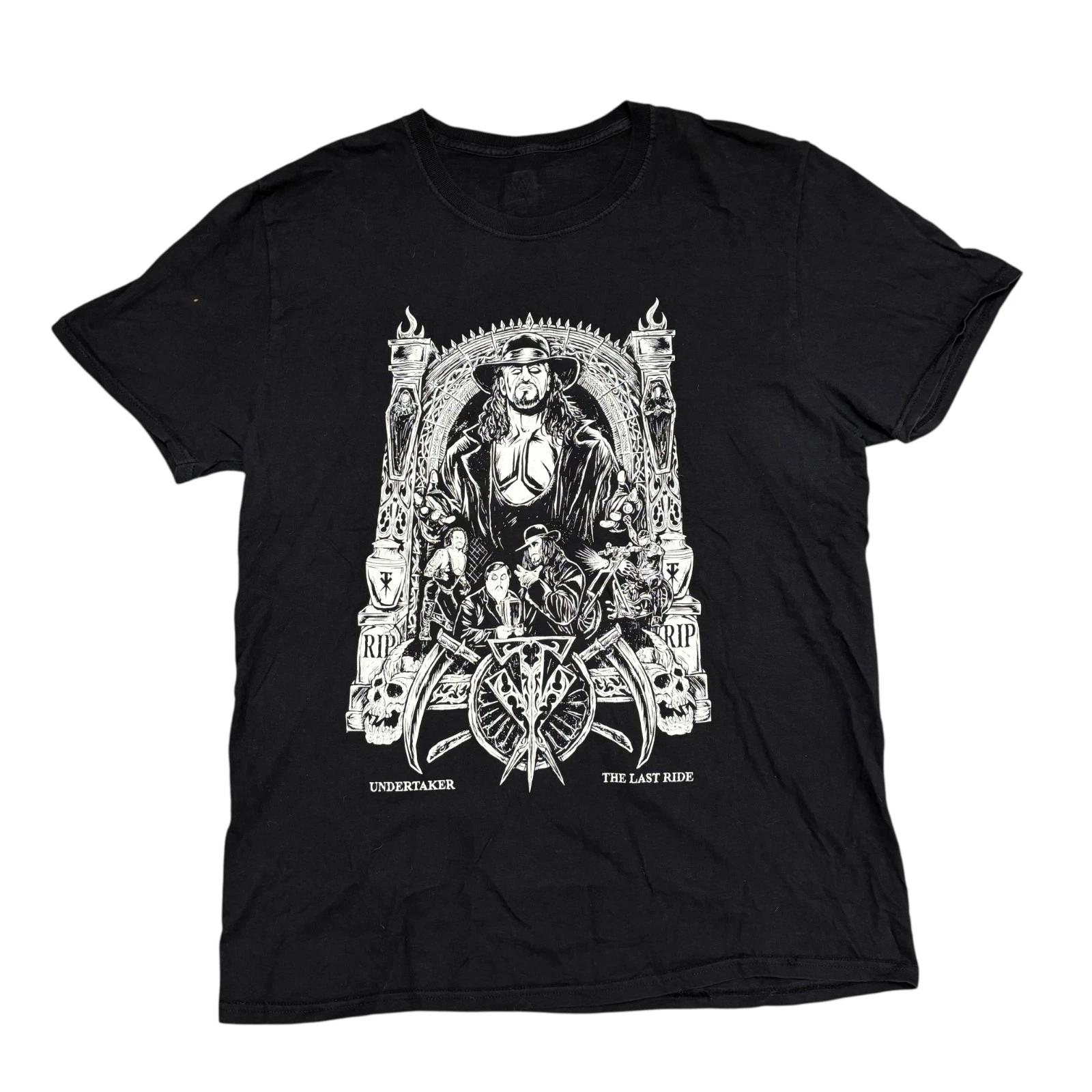 

The Undertaker Shirt Black Medium Size Wrestling WWE WWF Sports Graphic Tee 90s 3XL