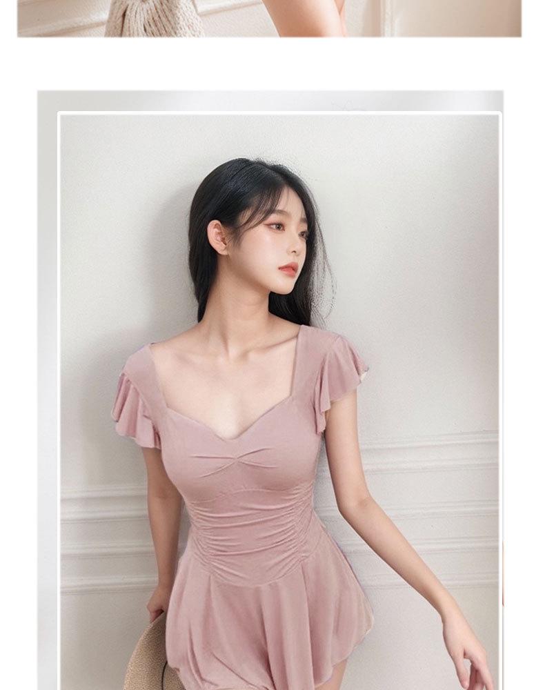 2025 Stylish Slimming One-Piece Skirted Swimsuit for Women - Tummy Control & Chest Support, Ideal for Vacations.