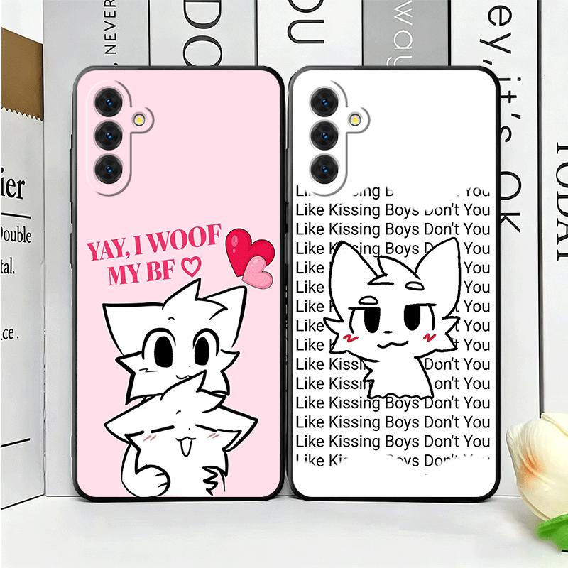 Cute B-Boykisser Catoon Soft Phone Case for Samsung A17 A37 A57 A16 A26 A36 A56 A15 A25 A35 A55 A14 A24 A34 A54 A13 A23 A33 A53