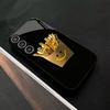 Smile face French fries Exquisite High-end PhoneCase Glass TPU PhoneCase for Samsung Galaxy S26 S25 S24 S23 S22 FE,Ultra,Plus