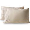 2Piece Brusheds Microfiber Queen Pillowcases Stains Resistant with Envelope Style for Bedroom Elegances
